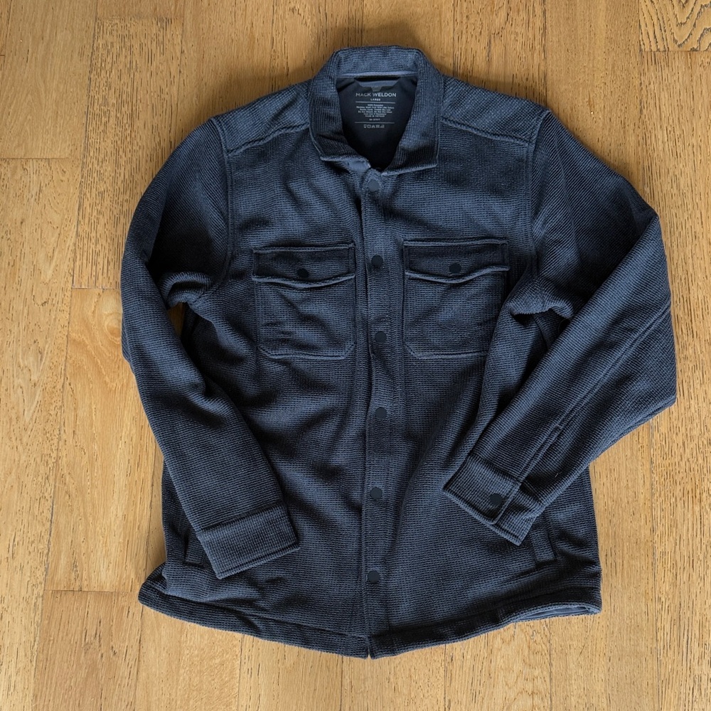 Mack Weldon Charcoal Shirt Jacket